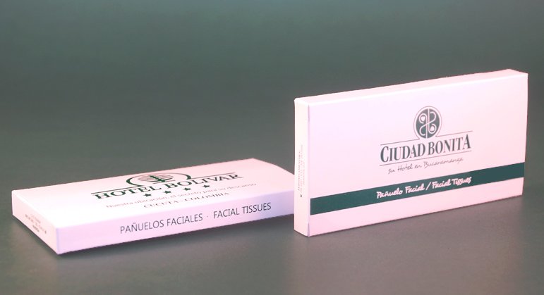 pañuelo facial para hotel