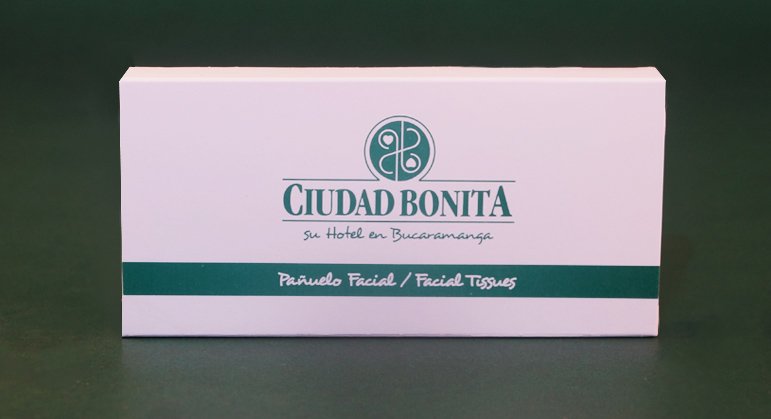 pañuelo facial para hotel