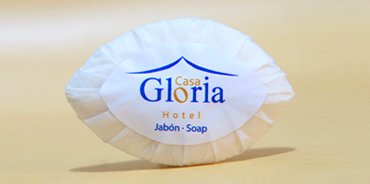 Jabón Hoja en seda stiker de seguridad